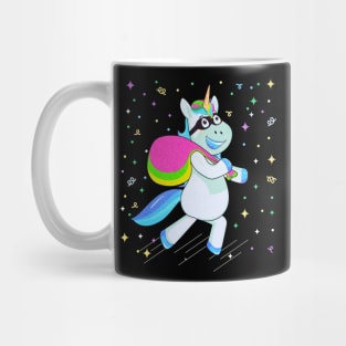 Gangster Unicorn Funny Thief Robber Mug